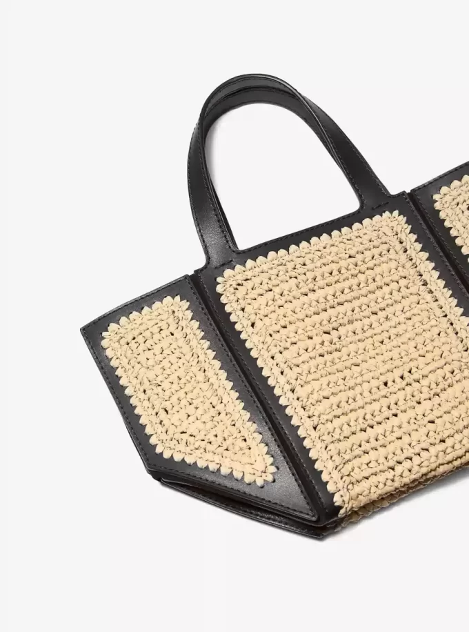 Jordi Kleine handgehäkelte Ledertasche Jordi Kleine handgehäkelte Ledertasche
