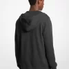 Kapuzenpullover mit Reißverschluss aus Baumwollmischgewebe