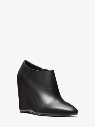 Kasia Leder-Keilstiefelette