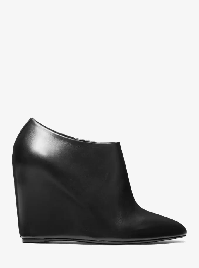 Kasia Leder-Keilstiefelette