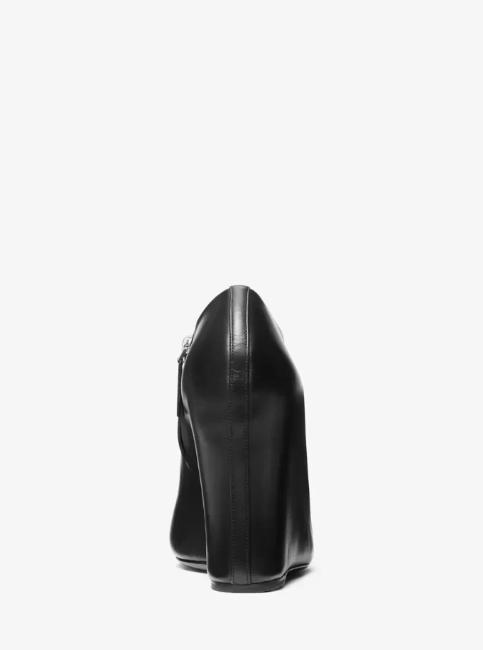 Kasia Leder-Keilstiefelette