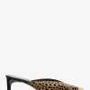 Kasia Maultier mit Leopardenmuster aus Kalbsfell Kasia Maultier mit Leopardenmuster aus Kalbsfell
