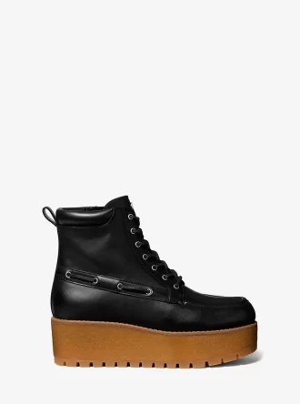 Kenny Leder-Plateau-Stiefel