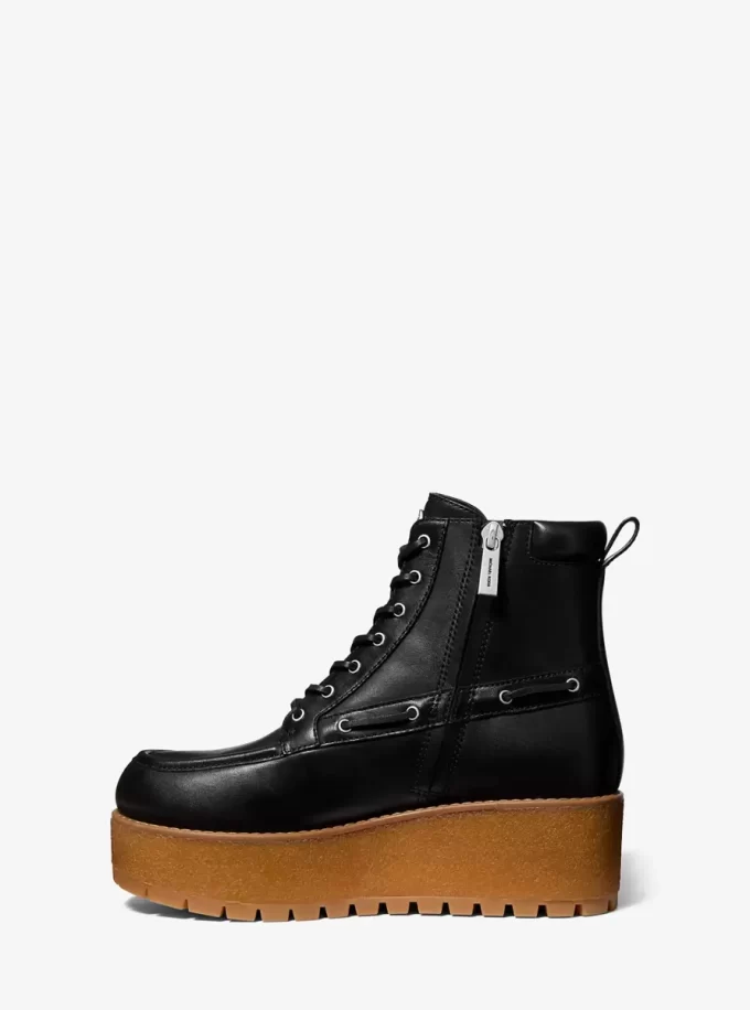 Kenny Leder-Plateau-Stiefel