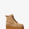 Kenny Wildleder-Plateau-Stiefel