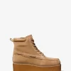 Kenny Wildleder-Plateau-Stiefel