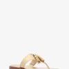 Kiernan Metallic Leder Sandale