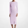 Kleid aus Viskosemischung mit Druckknöpfen