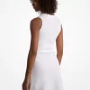 Kleid mit Logo-Jacquard-Detail und Reißverschluss