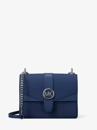 Kleine Greenwich Umhängetasche aus Saffiano-Leder