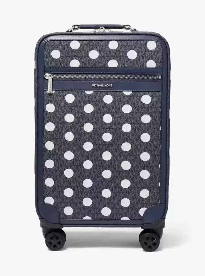 Kleiner Koffer mit Polka-Dot-Logo Kleiner Koffer mit Polka-Dot-Logo
