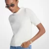Kurzarm-Strickpullover