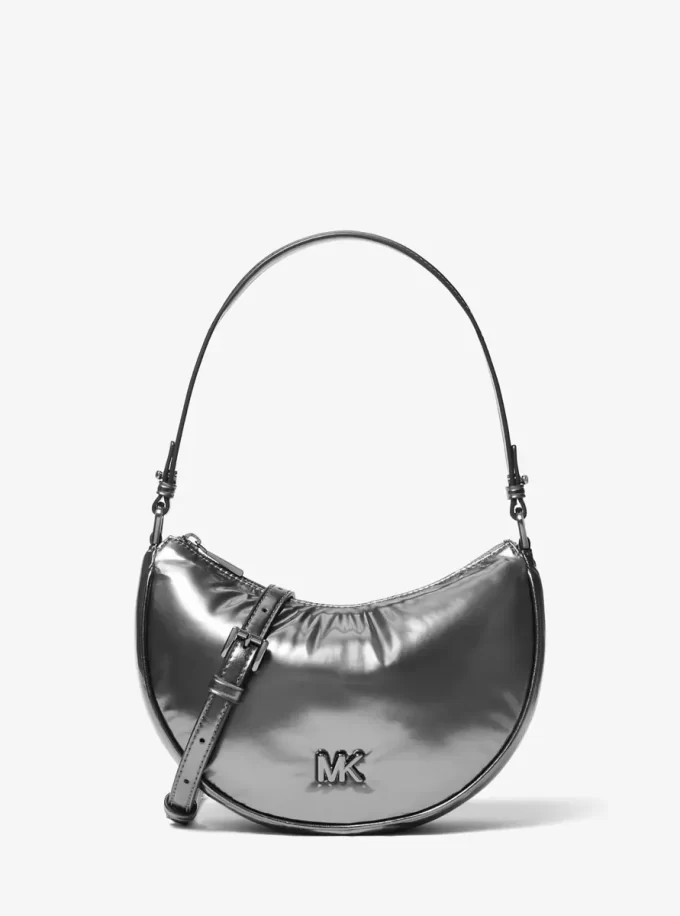 Kyla Kleine, voluminöse, metallisch schimmernde, wandelbare Pochette Kyla Kleine, voluminöse, metallisch schimmernde, wandelbare Pochette