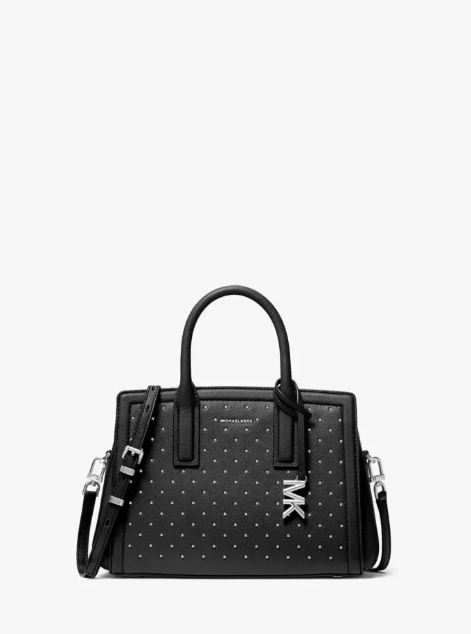 Laila Kleine Ledertasche mit Nieten Laila Kleine Ledertasche mit Nieten