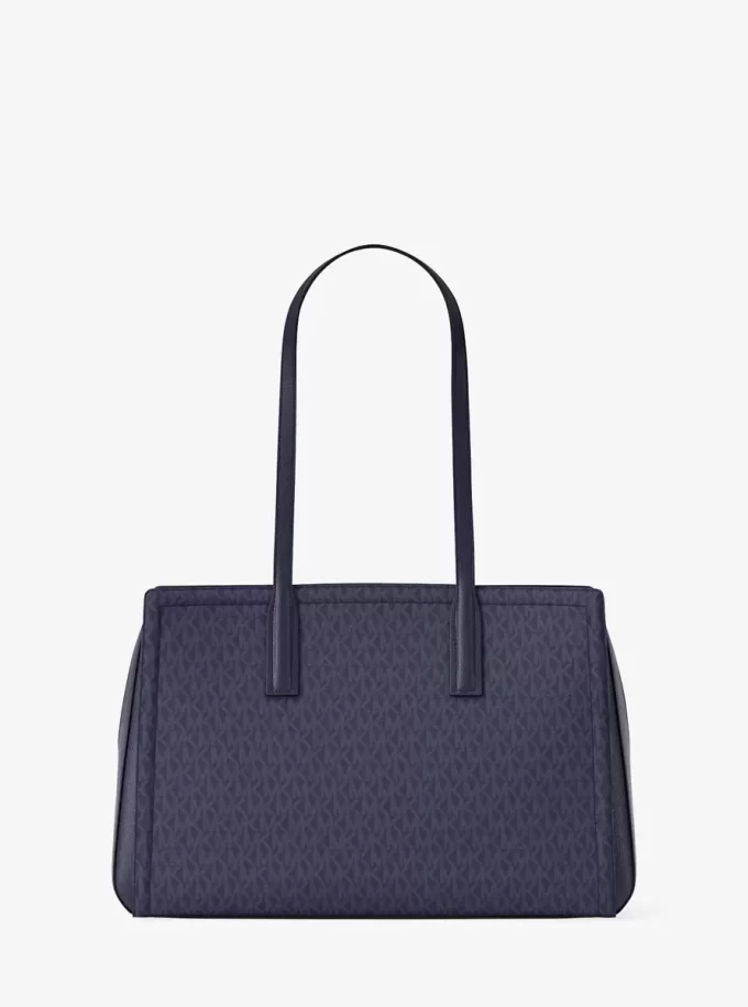 Laila Medium Tragetasche mit charakteristischem Logo Laila Medium Tragetasche mit charakteristischem Logo
