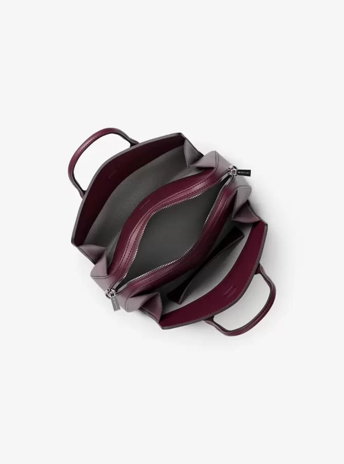 Laila Small Signature Logo Satchel Laila Small Signature Logo Satchel