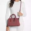Laila Small Signature Logo Satchel Laila Small Signature Logo Satchel