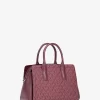 Laila Small Signature Logo Satchel Laila Small Signature Logo Satchel