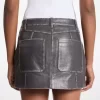 Leder-Minirock Leder-Minirock