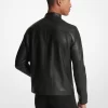 Leder-Rennjacke