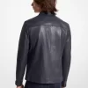 Leder-Rennjacke