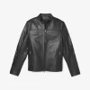 Leder-Rennjacke