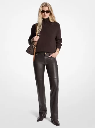 Lederhose mit geradem Bein