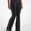 Leggings mit Logo-Tape und ausgestelltem Rock