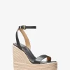 Leighton Leder-Keilsandalen