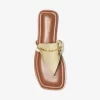 Lena Metallic-Leder-T-Riemen-Sandale Lena Metallic-Leder-T-Riemen-Sandale