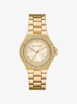 Lennox Pavé Goldfarbene Uhr