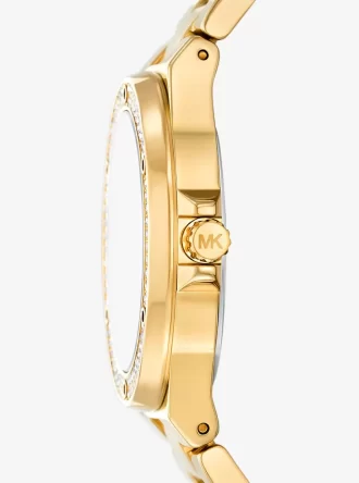 Lennox Pavé Goldfarbene Uhr