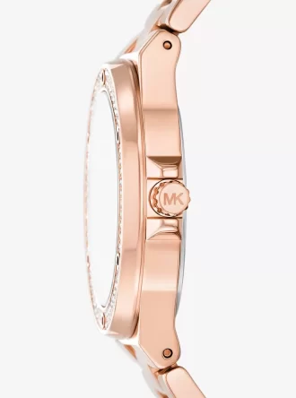 Lennox Pavé Roségoldfarbene Uhr