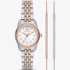 Lexington Pavé Zweifarbige Uhr und Schiebearmband Geschenkset Lexington Pavé Zweifarbige Uhr und Schiebearmband Geschenkset