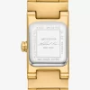 Limitierte Auflage Mini Darrington Pavé Lünette Goldfarbene Uhr