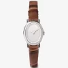 Limitierte Petite Maude Uhr in Silberoptik und mit Krokodilprägung Limitierte Petite Maude Uhr in Silberoptik und mit Krokodilprägung