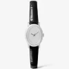 Limitierte Petite Maude Uhr in Silberoptik und mit Krokodilprägung Limitierte Petite Maude Uhr in Silberoptik und mit Krokodilprägung
