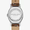 Limitierte Petite Maude Uhr in Silberoptik und mit Krokodilprägung Limitierte Petite Maude Uhr in Silberoptik und mit Krokodilprägung
