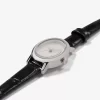 Limitierte Petite Maude Uhr in Silberoptik und mit Krokodilprägung Limitierte Petite Maude Uhr in Silberoptik und mit Krokodilprägung