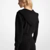 Logo-Jacquard-Anhänger, Jacquard-Cropped-Zip-Up-Hoodie