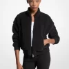 Logo-Jacquard-Sherpa-Jacke mit Reißverschluss Logo-Jacquard-Sherpa-Jacke mit Reißverschluss