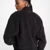Logo-Jacquard-Sherpa-Jacke mit Reißverschluss Logo-Jacquard-Sherpa-Jacke mit Reißverschluss