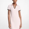 Logo-Jacquard-Strick-Tech-Tenniskleid
