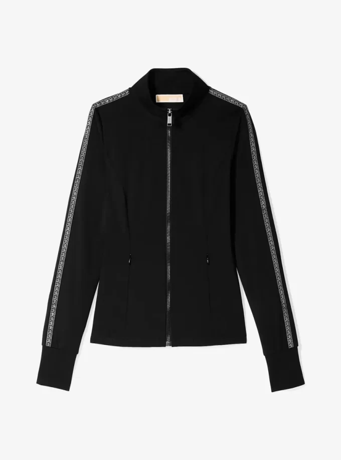 Logo-Tape Stretch-Nylonjacke Logo-Tape Stretch-Nylonjacke