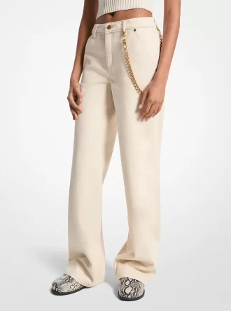 Lässige Jeans mit weitem Bein