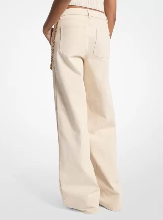 Lässige Jeans mit weitem Bein