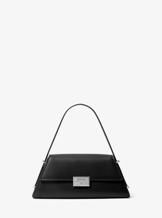 Ludlow Schultertasche aus Leder, mittelgroß