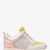 Maddy Color-Block Mixed-Media Trainer Maddy Color-Block Mixed-Media Trainer