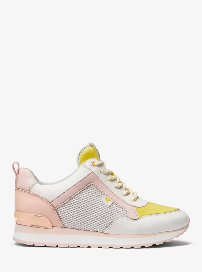 Maddy Color-Block Mixed-Media Trainer Maddy Color-Block Mixed-Media Trainer