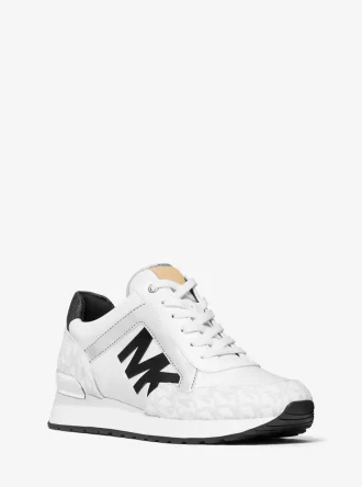 Maddy Zweifarbiger Logo-Trainer